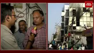 Delhi Minister Satyendra Jain Condoles Mundka Fire Tragedy, Assures Inspection Of 3 Storey Building
