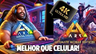 Como Instalar e configurar o EMULADOR pra rodar ARK: ULTIMATE MOBILE | TESTEI at&eacute; em 4K