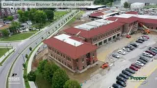 August Drone Tour of the New Purdue Veterinary Hospital