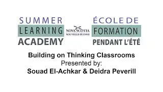 Building on Thinking Classrooms