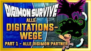 Alle Digitationswege PART 1: Digimon Partner | Digimon Survive