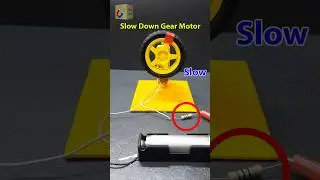 Easy Ways to Slow Down a Gear DC Motor &ndash; Step-by-Step Guide! #shorts #shortsfeed