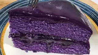 【オーブン不要】しっとりウベケーキ 簡単オーブン不要のウベしっとりケーキのレシピ