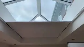 Roof Lantern Blind in operation!