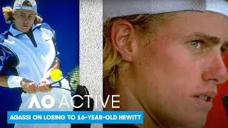 Agassi Talks About His Loss to 16-Year-Old Lleyton Hewitt | AO Active
