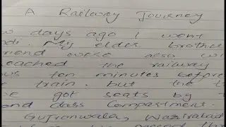 Essay On A Railway Journey in English for 8th class | Knowledge LeaF