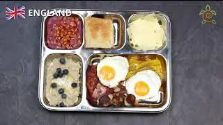 Ecozoi Stainless Steel Dinner Plates with 5 Compartments Portion Control
