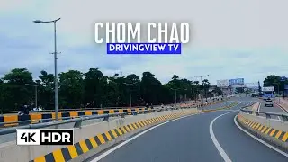 Driving Chom Chao 4K HDR | Phnom Penh Cambodia