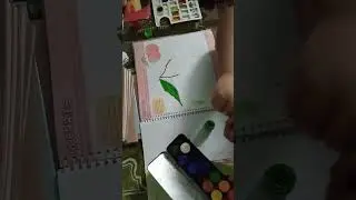 Easy Cherry 🍒 water colour painting// Mad AkiBuki Art.