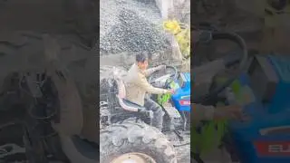 9 Sal ka driver 😲😯 #tochanking #tractor #driving