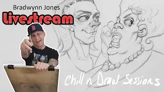 Draw With Me LIVESTREAM #25 Wednesday #chillndraw ⏰🐌🖍