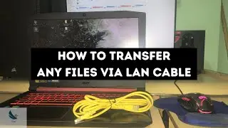 How To Share Files Between 2 Computers/Laptops Via LAN Cable | 100 MBPS Speeds | Tips & Tricks