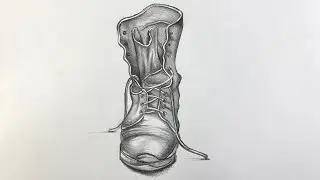 Pencil Sketch of Shoes | Realistic Shoe Drawing for Beginners