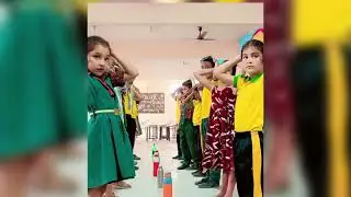 Body part touch game activity