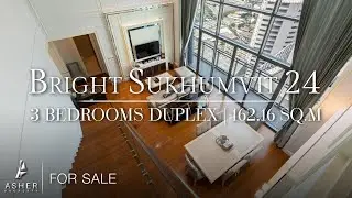 Bright Sukhumvit 24 | 3 Bedrooms Duplex | 162.16 sq.m.