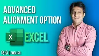 4.6 Advanced Alignment Options | Excel tutorial for Beginner 2022 | Hindi - English by Pavan Lalwani