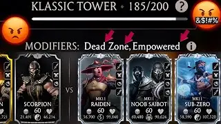 Fatal Klassic Tower 185 Battle Mortal Kombat Mobile | Easy way