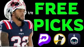 (4-0 SWEEP 🔥) PRIZEPICKS NFL WILDCARD SUNDAY 1/11/26 - FREE PICKS!!! - BEST PLAYER PROPS - NFL TODAY