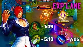 EXP LANE FAST FARM CHOU ROTATION GAMEPLAY - MLBB (MUST WATCH)