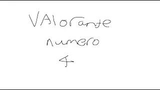 Valorante Numeeroo 4