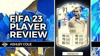 91 TOTY ICON ASHLEY COLE PLAYER REVIEW - FIFA 23 ULTIMATE TEAM