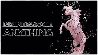 Disintegrate Objects | Blender tutorial