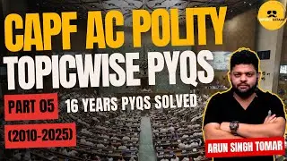 CAPF AC Polity PYQs | Parliament | Defence Ustaad