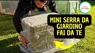 Mini Serra Da Giardino O Balcone Economica Fai Da Te Con Marlteriale Di RICICLO