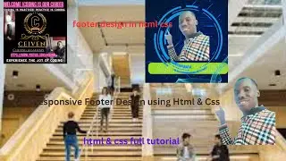 footer design using html  css