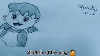 Sketch of the day ✍️||How to draw the doremon character Shizuka ✨||Easy draw step by step🤷