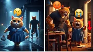 When an Angry Cat Destroys Everything in the Family | Sad AI Cat Story
