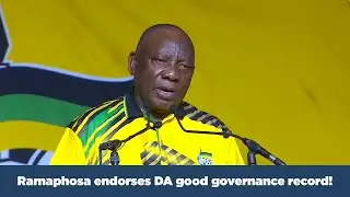 Ramaphosa endorses DA good governance in a shocking speech!