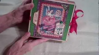 Mini Book Using Graphic 45's Nutcracker Sweet Collection