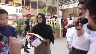 SPM result day with iM4Ufm at SMK Pandan Jaya, Kuala Lumpur.