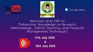 National Level FDP - Session 3 (Research Methodology for Social Science)