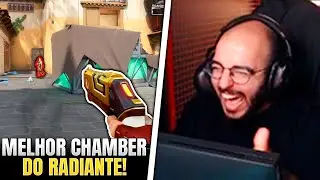 SACY PASSOU MAL DE RIR COM NYANG! CHAMBER COM A MELHOR MIRA DO RADIANTE - VALORANT CLIPS