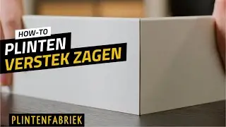 Verstek zagen van plinten en lijstwerk - Plintenfabriek