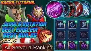 ROGER JUNGLE ROTATION BEST EMBLEM GET MINIAC🔥