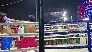 Round 2  The ultimate showdown Kbc 5th event hill box fight night Vm Afzal Blue corner First punch