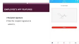 Courier Delivery App working process in easy steps - Demo Video
