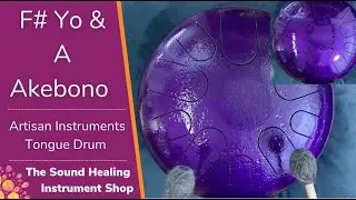 A Akebono and F# Yo Scale Double Sided Tongue Drum Made in North America