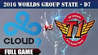 C9 vs SKT - LoL WCS 2016 D8 - Oct 09, 2016 | Cloud9 vs SK Telecom T1