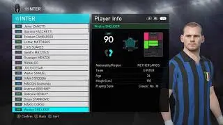 PES 2018 / PES 2019 : classic inter, inter legends
