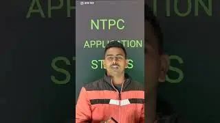 NTPC application status release #railwaysexam#trendingshorts #viralshorts