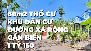 1 tỷ 150 có ngay đất vườn có sẵn thổ cư ,vị trí đường nhựa khu dân cư ,gần biển ở BRVT