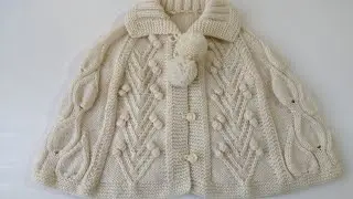 Siparişlere Yetişemeyeceğiniz Panço Yapımı(1part)#KNİTTİNG #CROCHET#TİRİKO #stitches#pattern#tiriko
