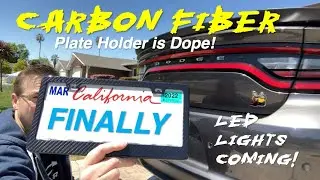 Carbon Fiber License Plate Frame & More - 2021 Scatpack Widebody