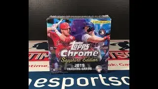 2019 Topps Sapphire Box Break - A Cracked Ice Knockoff?