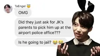 BTS TEXTS ► how NOT to airport with Namjin and the 5 crackheads (London adventures pt. 1)
