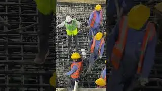 Vibration Of Slab Concrete.#shortvideo #construction